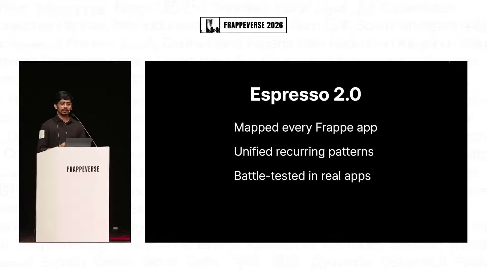 Faris Ansari presents the Espresso 2.0 design-system work.