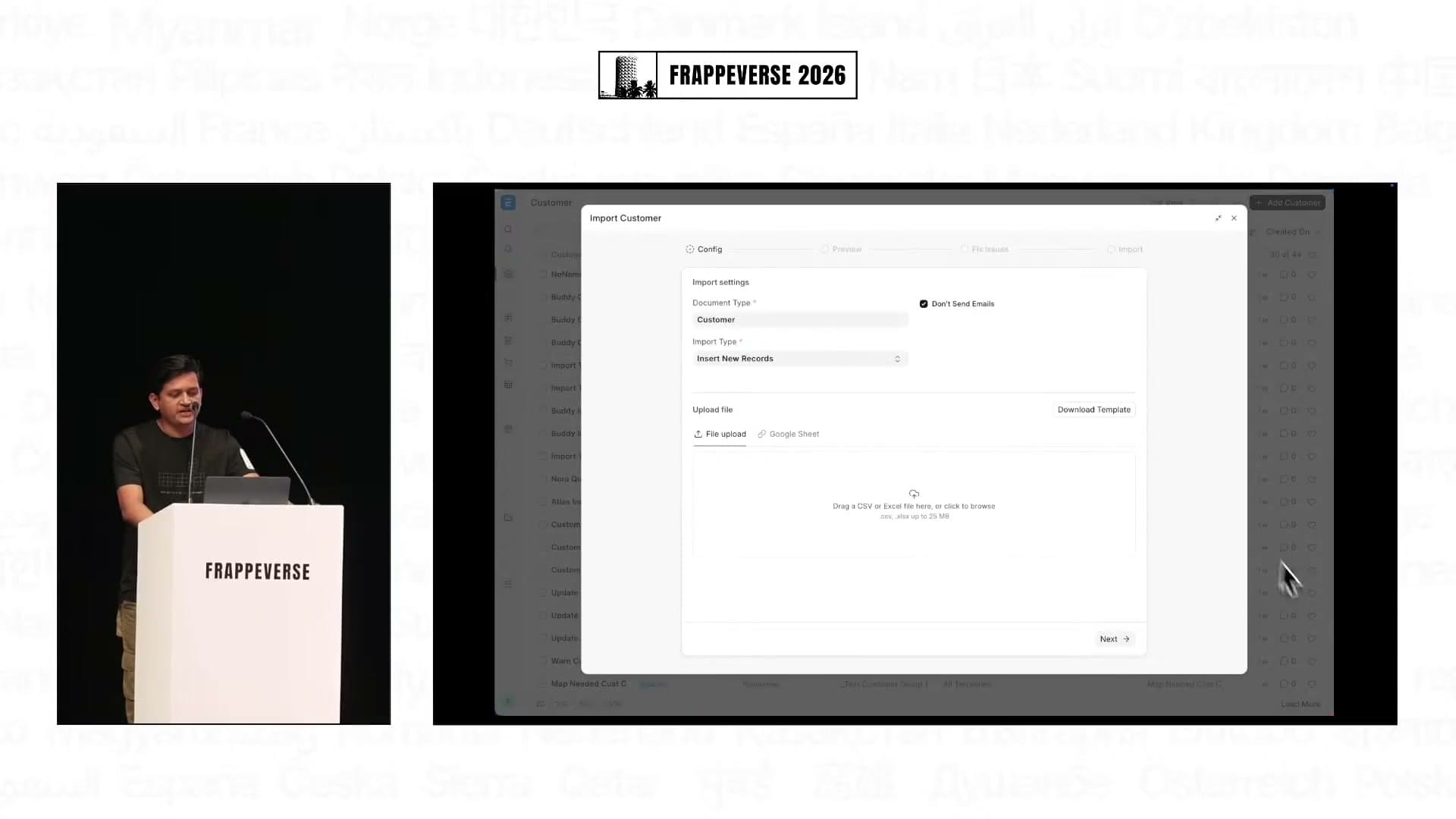 The rebuilt importer maps columns and surfaces invalid values before import.