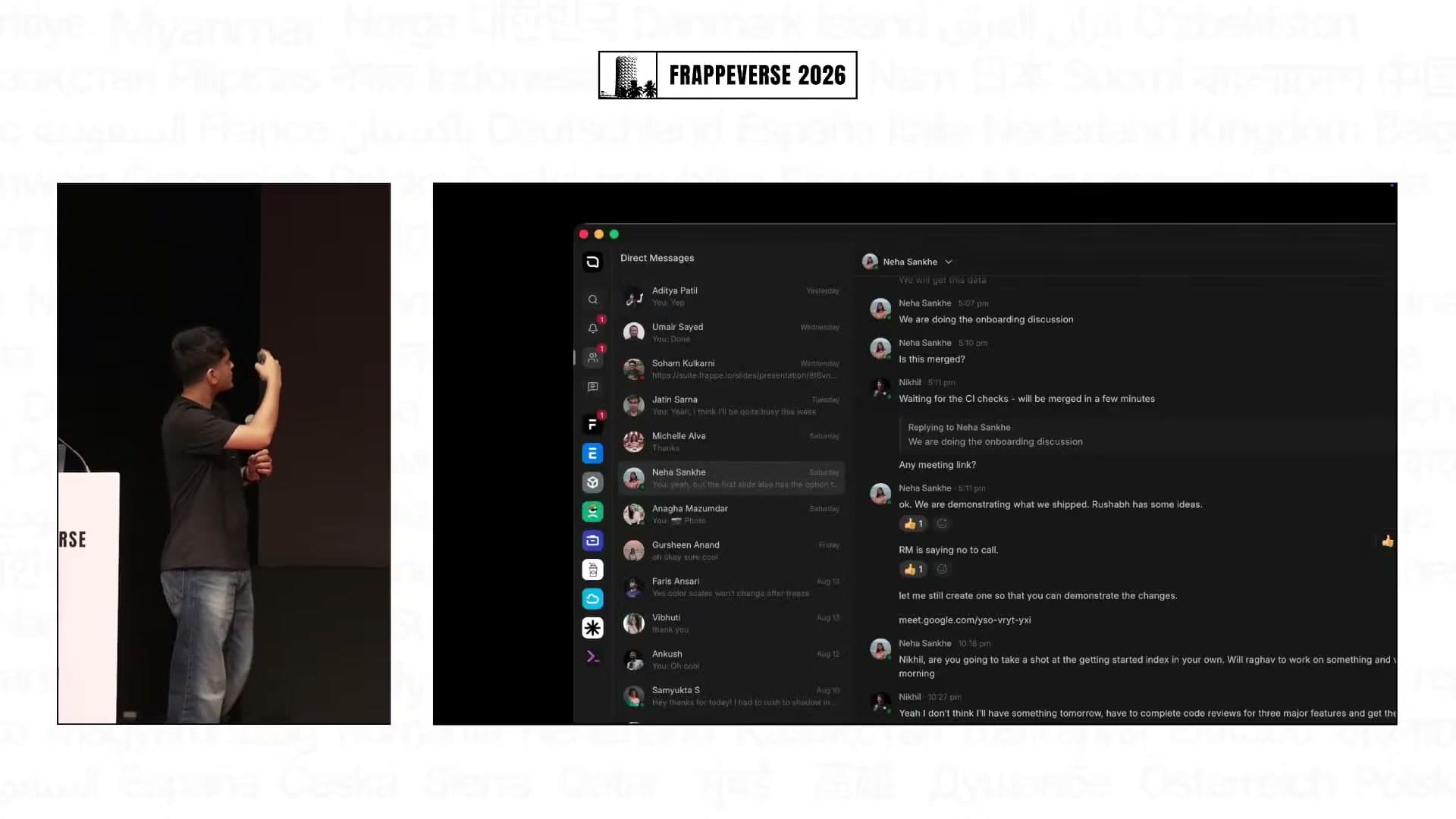 The redesigned Raven V3 interface shown at Frappeverse Mumbai 2026